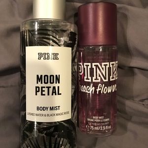 2 VS PINK body mists